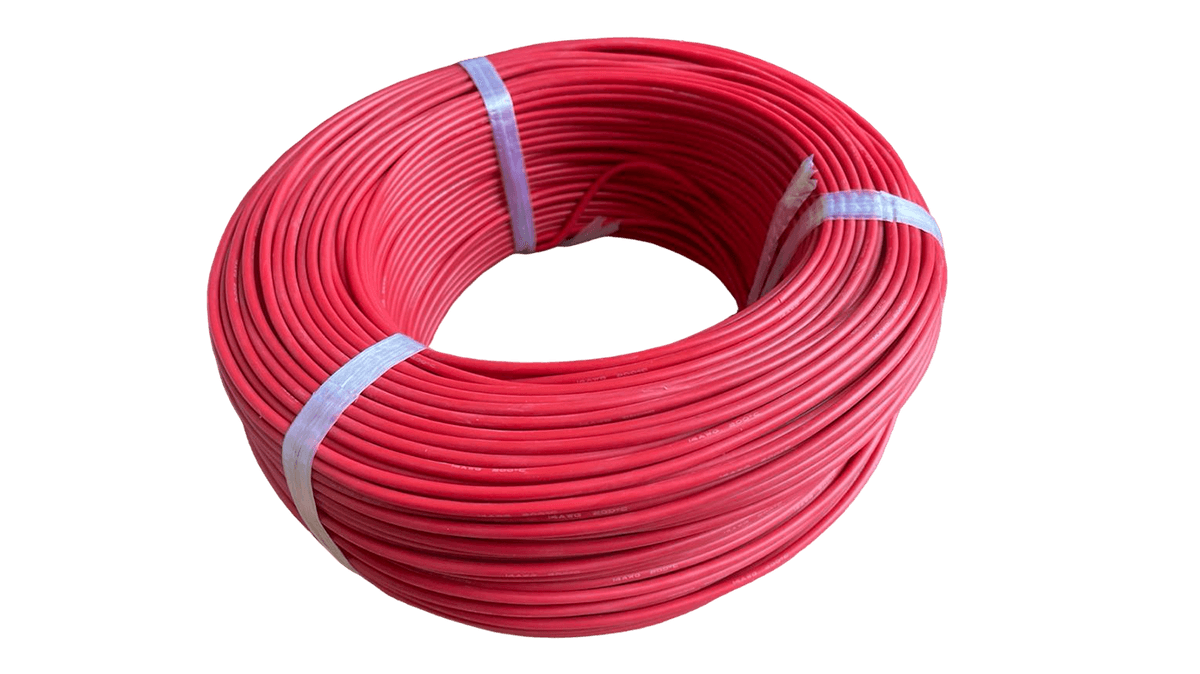 Провід силіконовий 14AWG червоний 200m