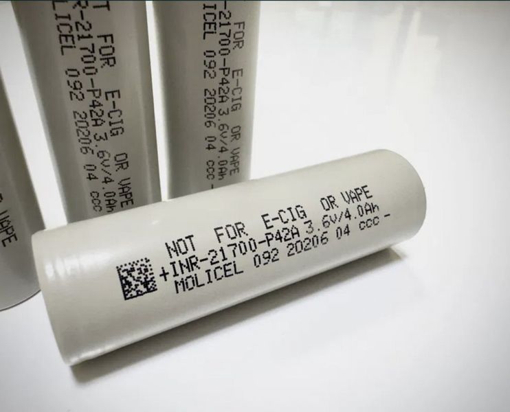 Molicel P42A 4200mah 45A Orig Taiwan! 002 фото