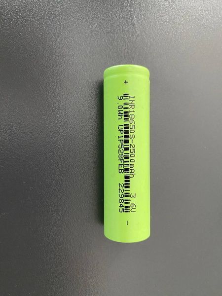 Акумулятор Li-Ion INR 18650 3,7V 2500mAh 78254 фото