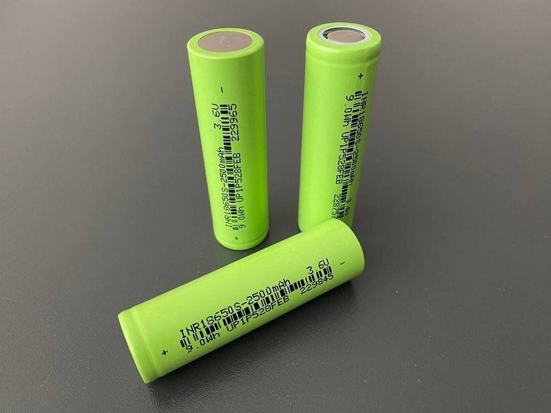 Акумулятор Li-Ion INR 18650 3,7V 2500mAh 78254 фото